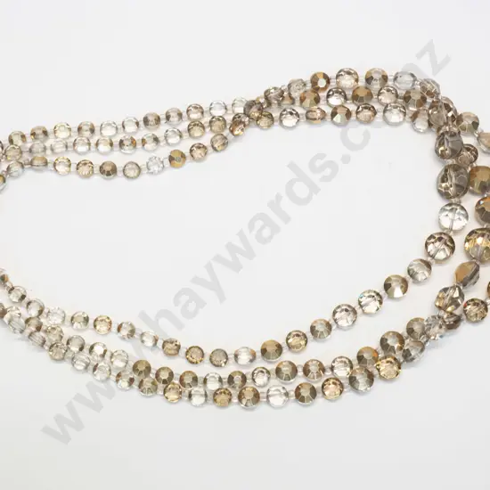 3 strand crystal necklace