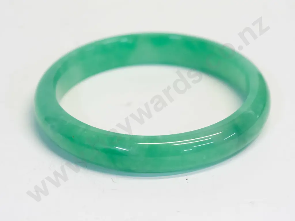 light green jade bangle Image 1++
