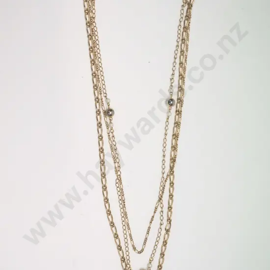 3 chain necklace