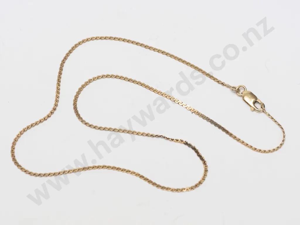 gold chain stamped 375 Image 1++