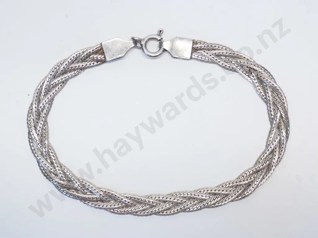 silver bracelet stamped 925 Image 1++