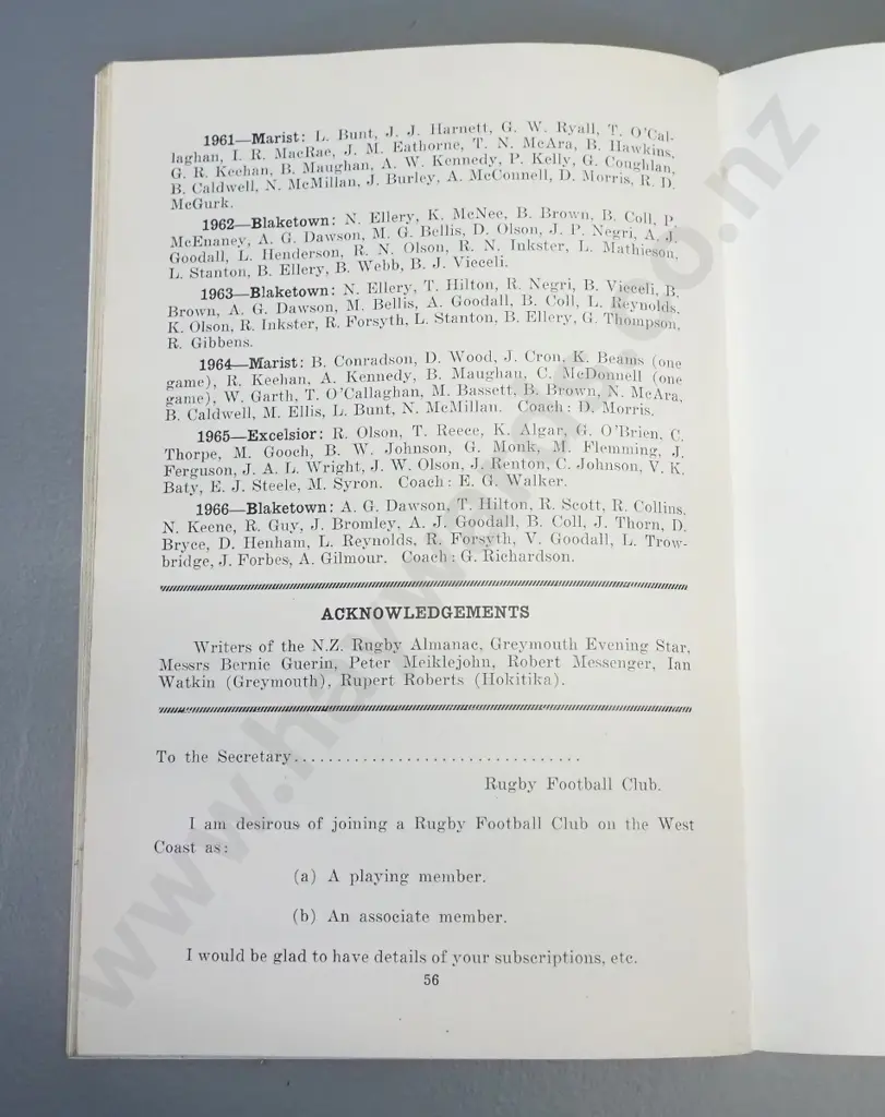 book; Rugby In Retrospect, Albert Watkin Image 1++