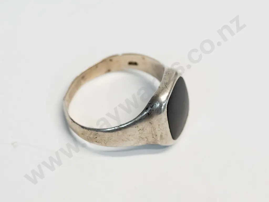 silver ring stamped stg Image 1++