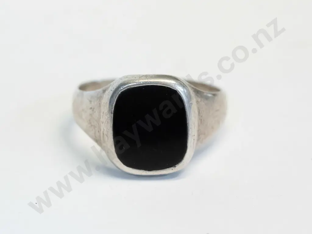 silver ring stamped stg Image 1++