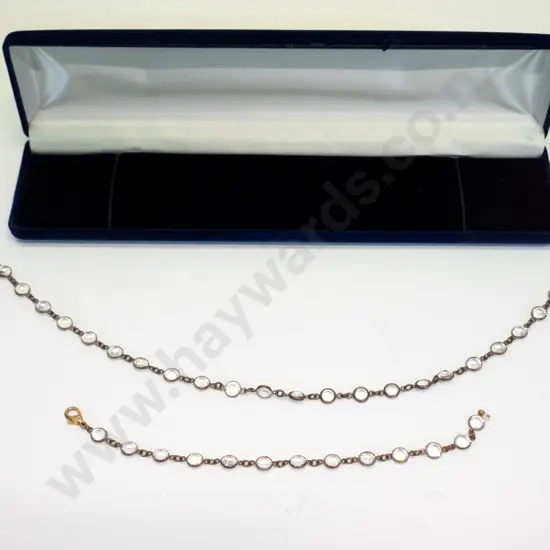 crystal necklace & bracelet