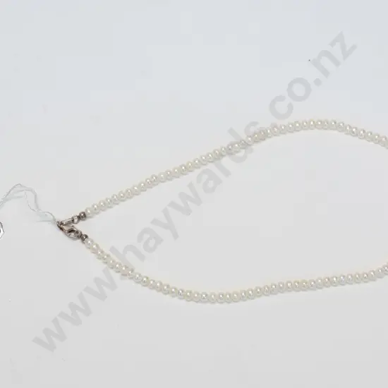pearl necklace clasp stamped 925