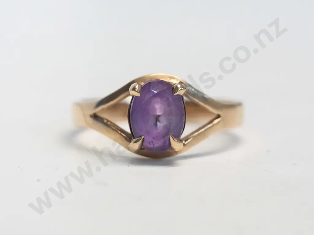 amethyst ring - no mark Image 1++