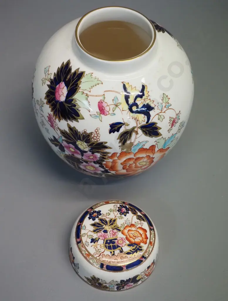 Masons "Mandarin" pattern ginger jar H-180 D-140 Image 1++