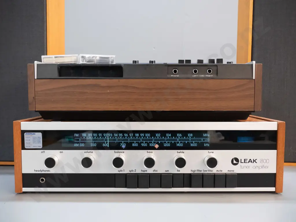 retro hifi setup - Leak 1800 receiver, Akai GXC-46 cassette deck and pair of KEF Cantor speakers - going Image 1++