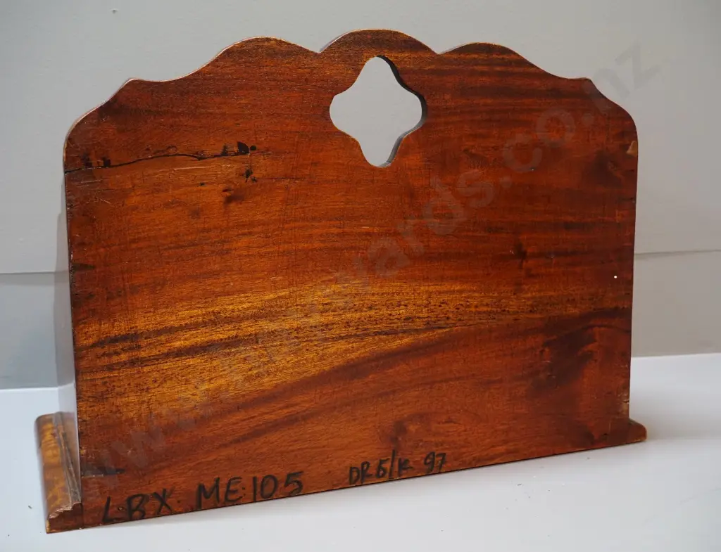 mahogany reproduction desktop stationery organizer H-300 W-425 D-210 Image 1++