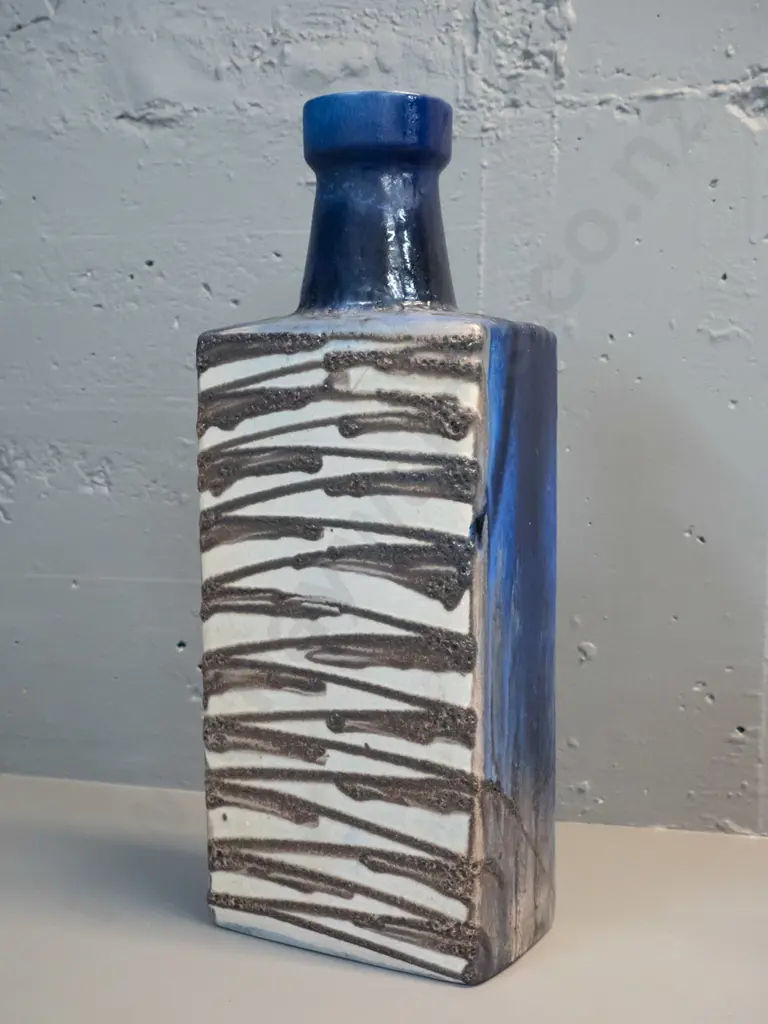 large German pottery slab vase - stamped 281/49 - H-490 W-190 Image 1++