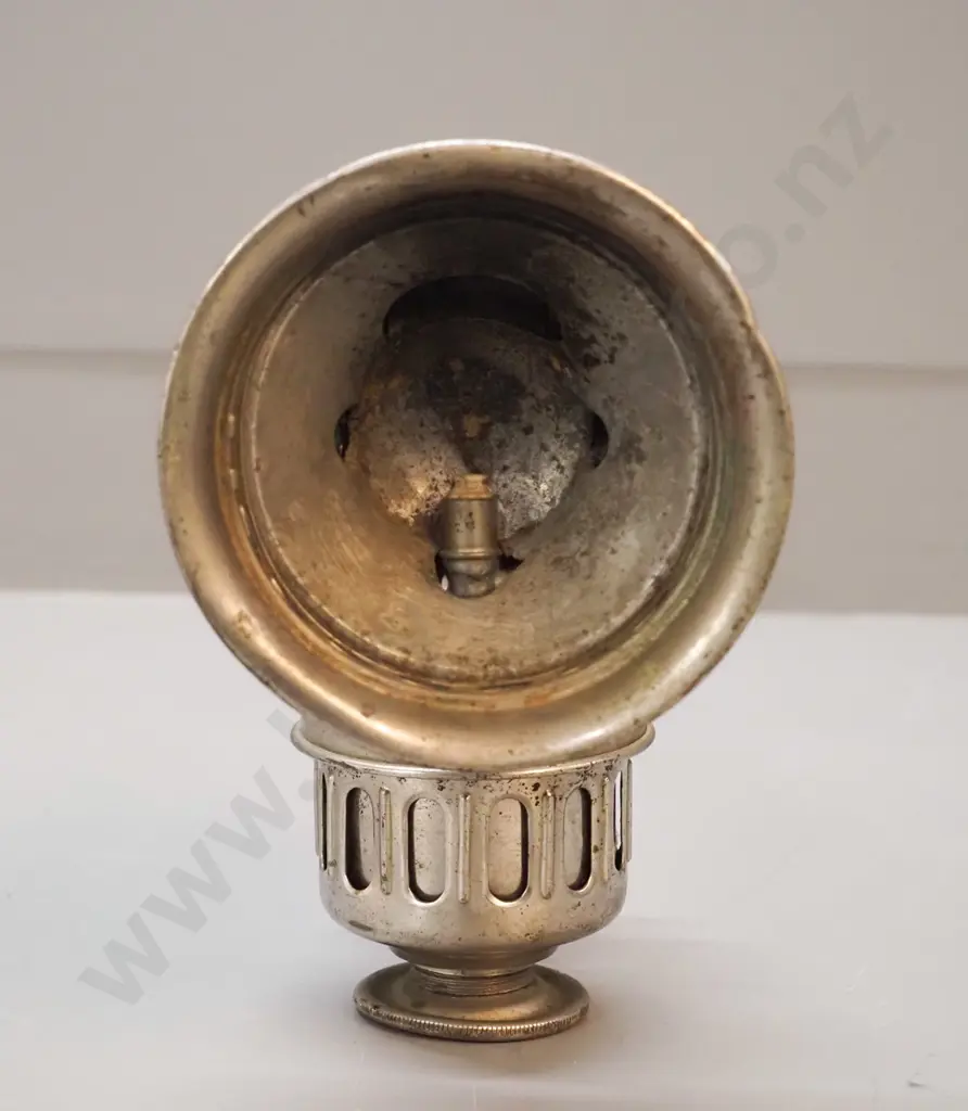 vintage "Phanomen" carbide bicycle lamp w/chrome finish - marked H. Riemann / Chemnitz-Gablenz Image 1++