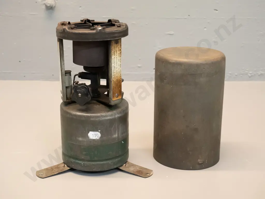 vintage military field cooker set - marked USCM Manufacturing Co 1943 - canister H-210 D-105 Image 1++