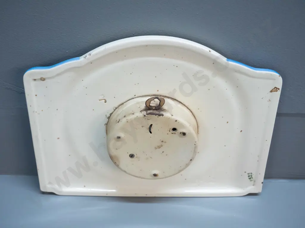 retro Juba German porcelain wall clock H-215 W-255 Image 1++