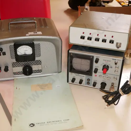 oscilloscope, vintage battery charger