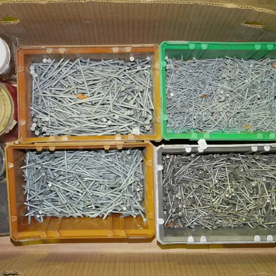 box; nails
