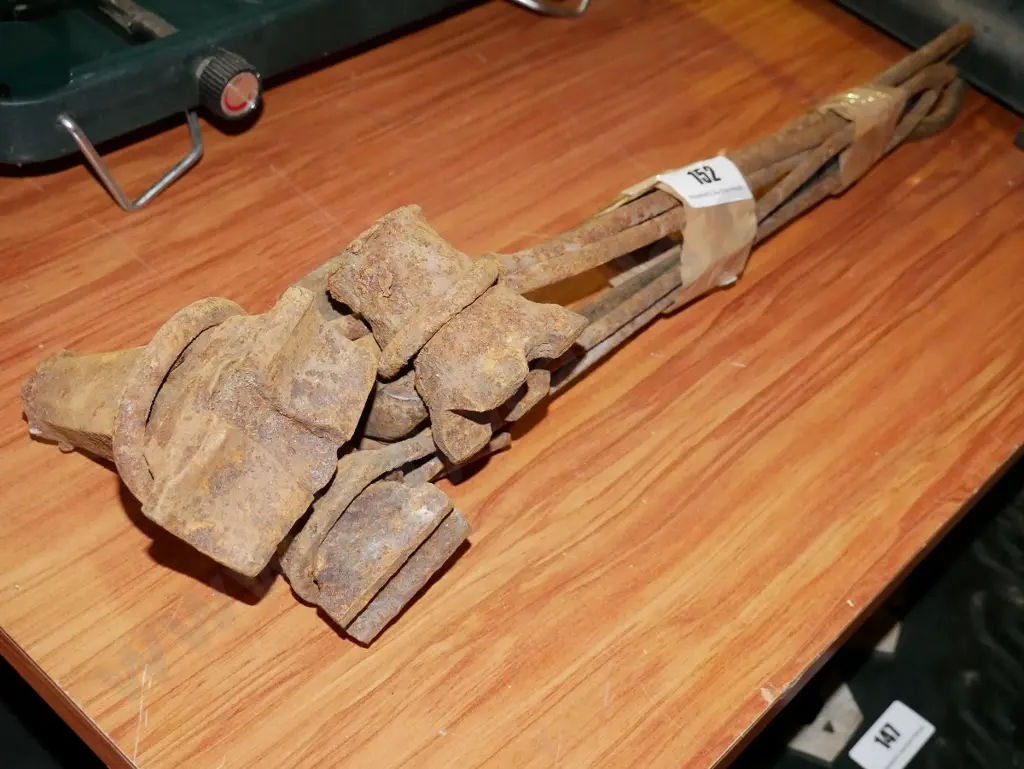 bundle of rusty blacksmith's tools Image 1++