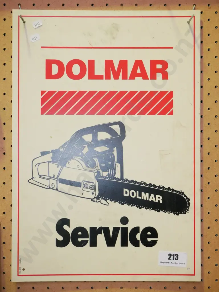 Dolmar workshop service sign Image 1++