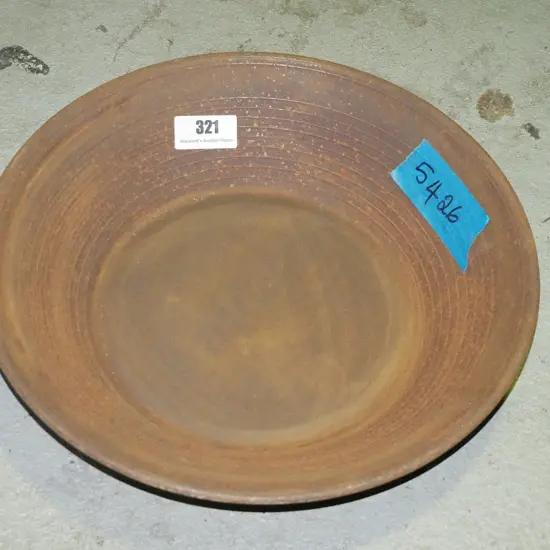 rusty gold pan