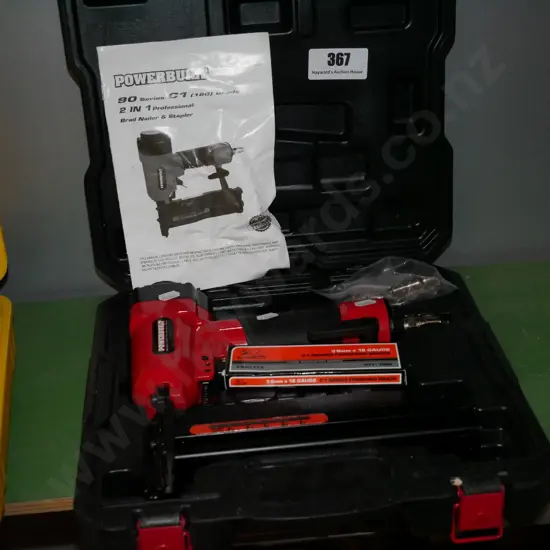 power built air powered braiding gun