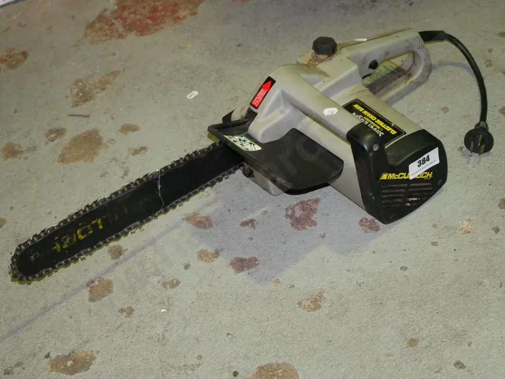McCulloch electric chainsaw Image 1++