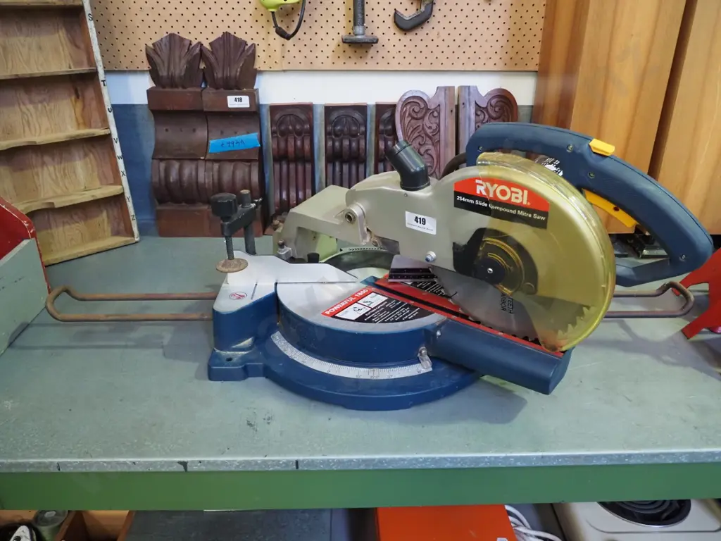 Ryobi 254mm compund mitre saw Image 1++
