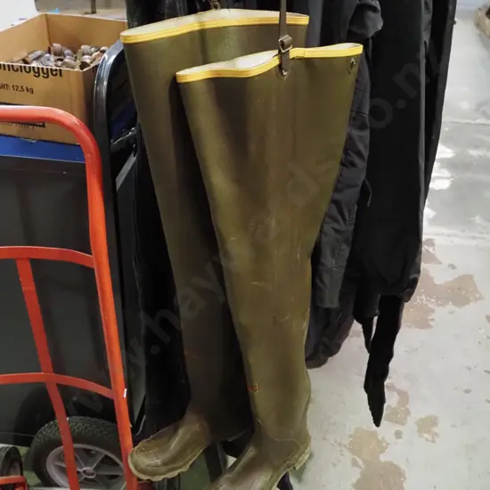 pair of La Crosse waders - unknown size