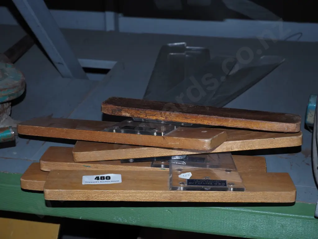 wood and perspex draughting squares Image 1++