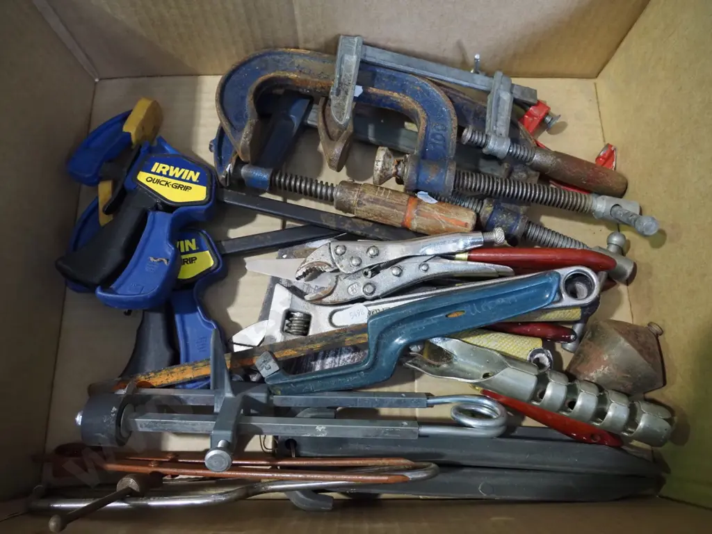 box; F clamps, G clamps etc Image 1++