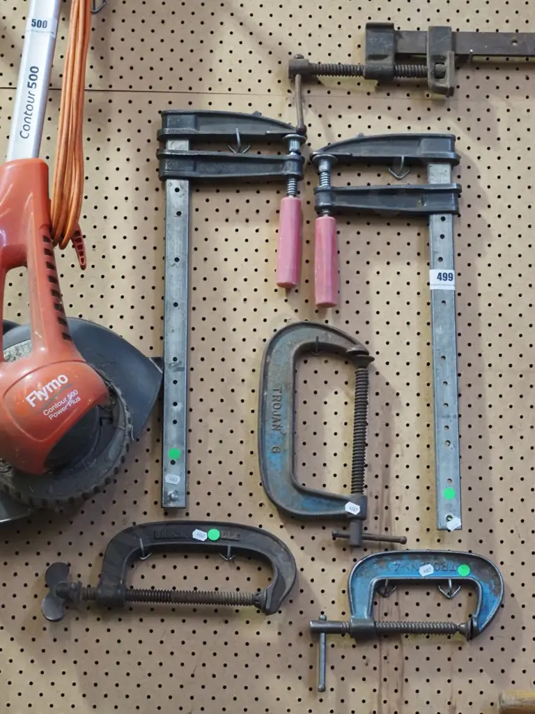 3x G clamps, 2x F clamps Image 1++