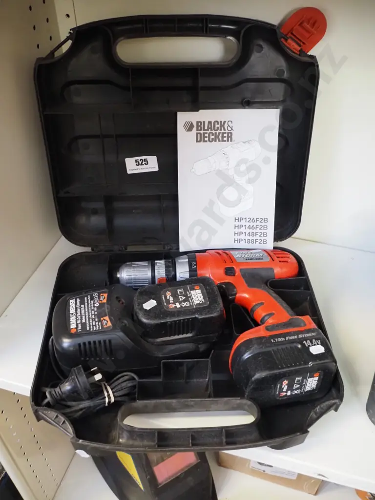 B&D 14V drill and charger Image 1++