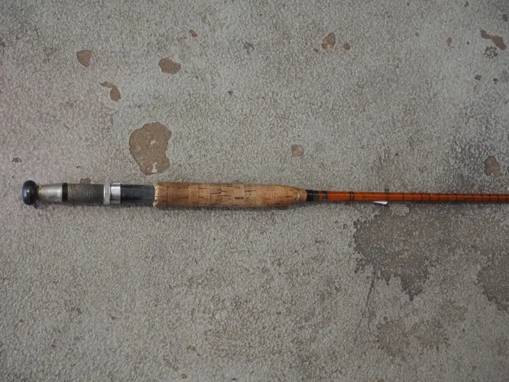 vintage split cane fishing rod - some damage Image 1++