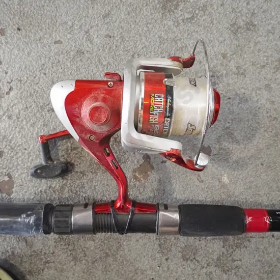 surf caster rod and reel