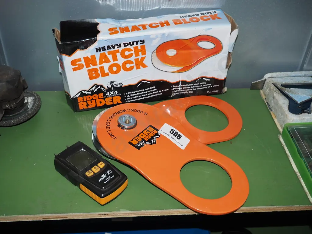 heavy duty snatch lock, moisture metre Image 1++