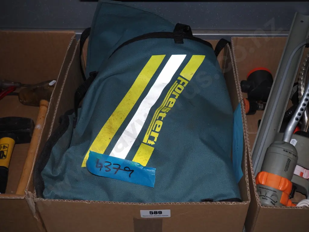 pair of Forrester chainsaw chaps Image 1++