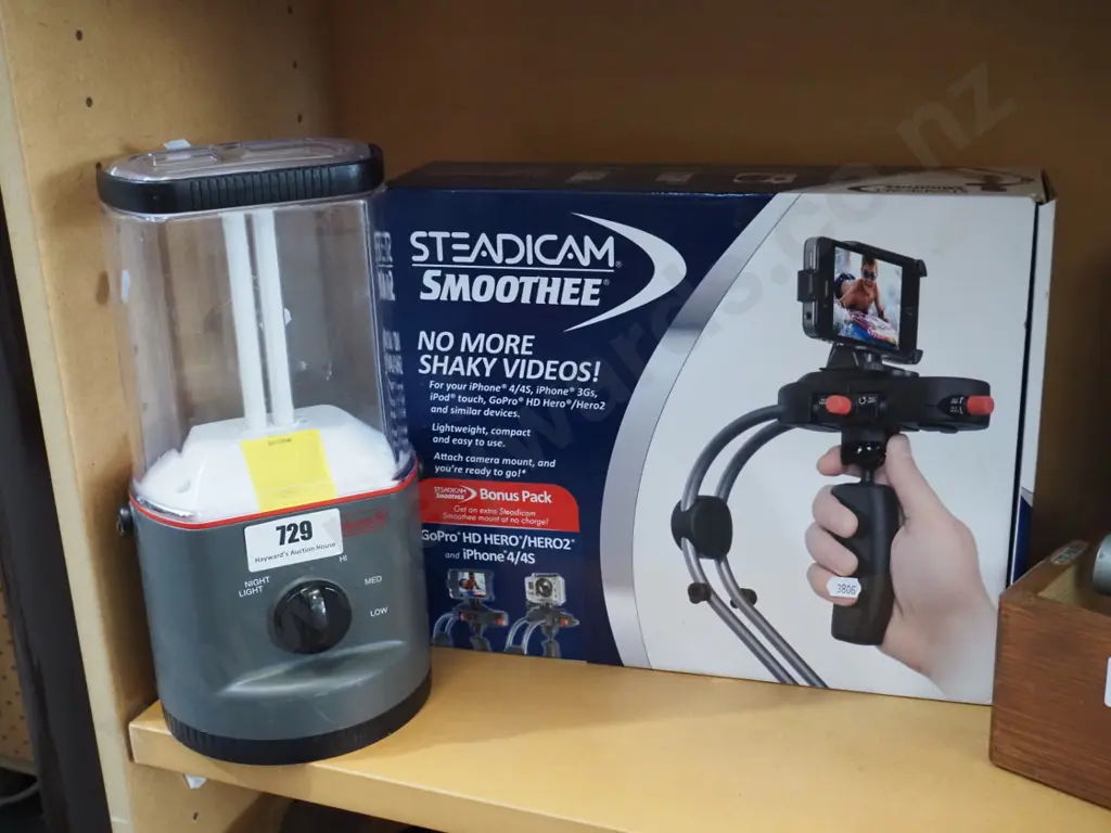 Coleman lantern, Steadi Cam recorder stabiliser Image 1++