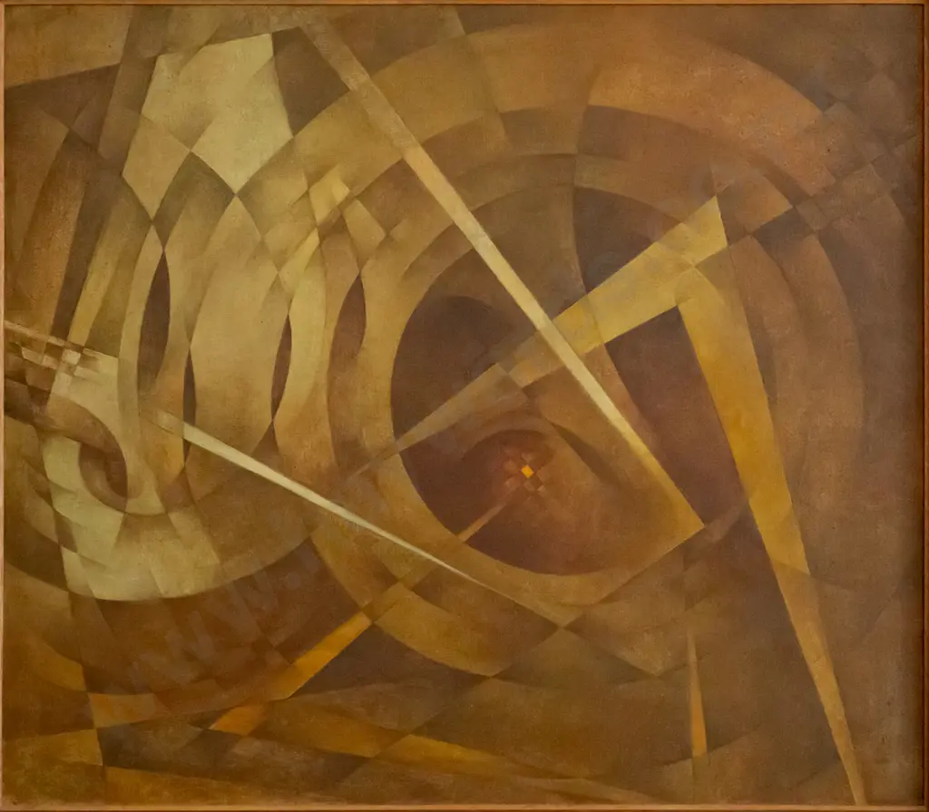 Elizabeth Stevens - framed acrylic on canvas - abstract H-700 W-800 Image 1++