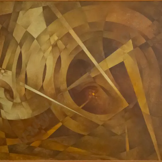 Elizabeth Stevens - framed acrylic on canvas - abstract H-700 W-800