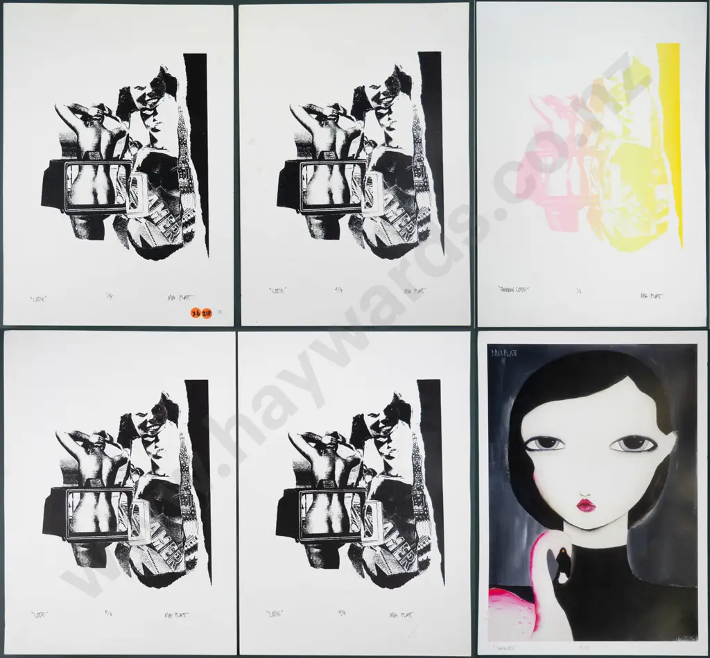 6x unframed ltd edition Mia Platt prints Largest H-410 W-290 Image 1++