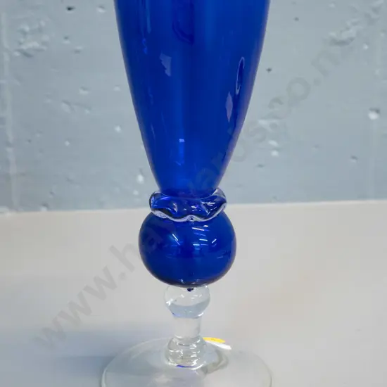 Peter Raos 1991 - studio art glass goblet  H-220