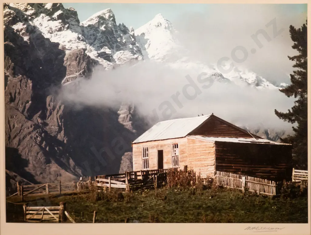 Matheson Beaumont - framed photograph "Wool Shed, Lake Johnson" H-290 W-400 Image 1++