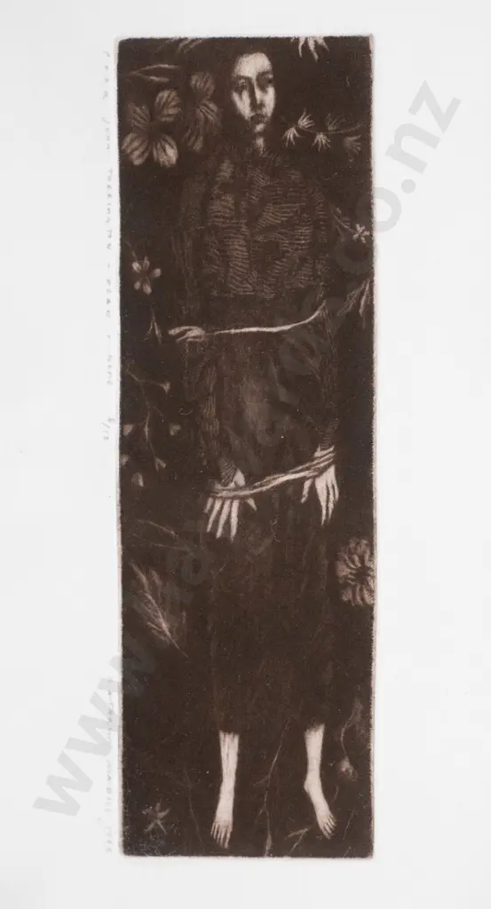 Kathryn Madill 1995 - framed mezzotint 8/12 "Poor John Torrington - Plad Gone" H-170 W-65 Image 1++