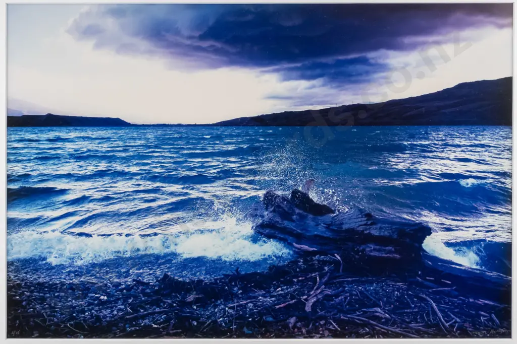 Janyne Harman - framed ltd edition photographic print 2/15 "Storm - Lake Dunstan" H-290 W-430 Image 1++