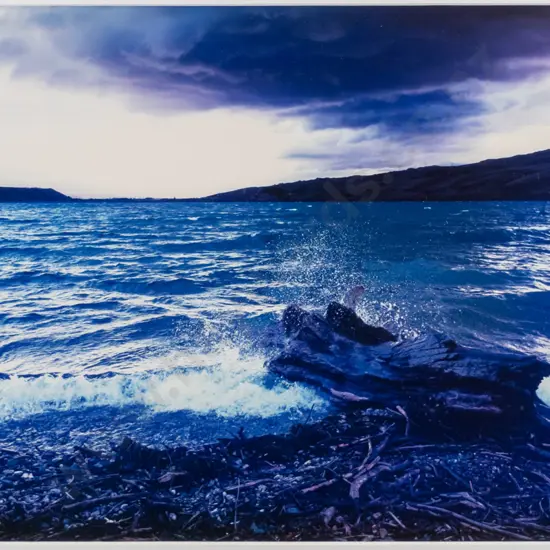 Janyne Harman - framed ltd edition photographic print 2/15 "Storm - Lake Dunstan" H-290 W-430