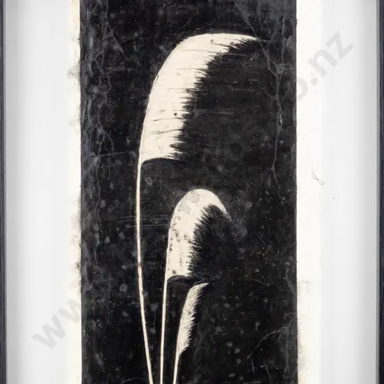 M Crossan 2019 - framed oil "Toi Toi Night" H-320 W-180