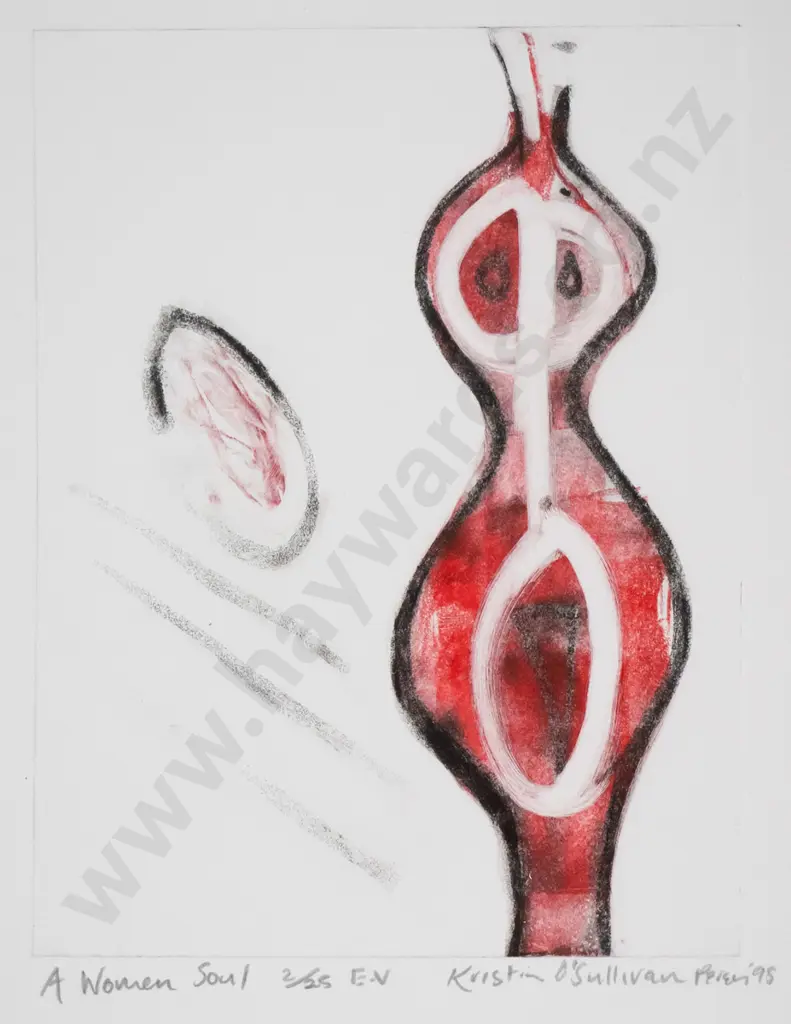 Kristin O'Sullivan Peren '95 - unframed ltd edition print 2/25 "A Women Soul" H-195 Image 1++
