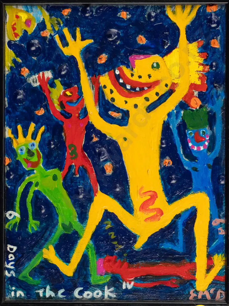 Ewan McDougall - framed oil "6 Days in the Cook" H-240 W-180 Image 1++