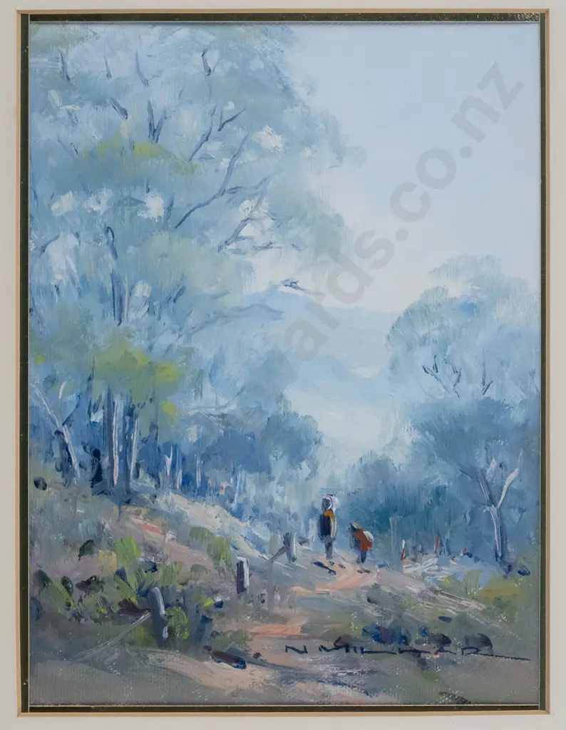Noeline Millar - framed oil "Country Stroll" H-210 W-160 Image 1++