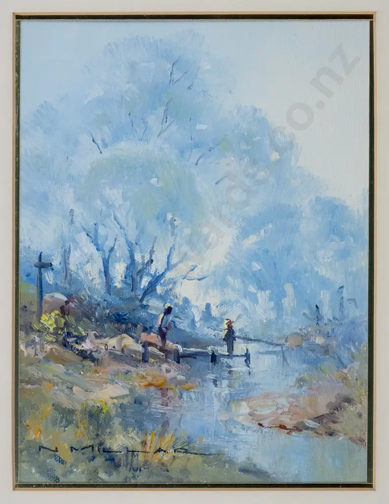 Noeline Millar - framed oil "Summer Holiday" H-210 W-160 Image 1++