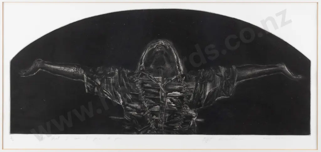 Joshua McMillan - framed  ltd edition print print 3/4 "All that I am I give to you" H-200 W-470 Image 1++